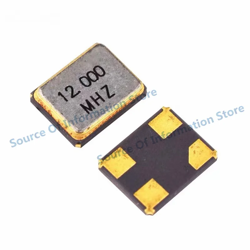 100PCS Crystal Oscillator 3225 12M 16 26m 8M 25m 24M 27M 32m 30 20MHZ SMD/4Pin Passive Crystal Oscillator