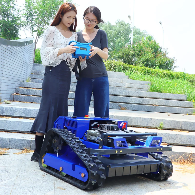 Customized Remote Control Robot Automatic Lawn Mower Remote Control Tractor Linked Lawn Mower