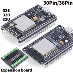 E32 Development Board WiFi+Bluetooth Ultra-Low Power Consumption Dual Core 32S 32D/32U 32 Expansion board