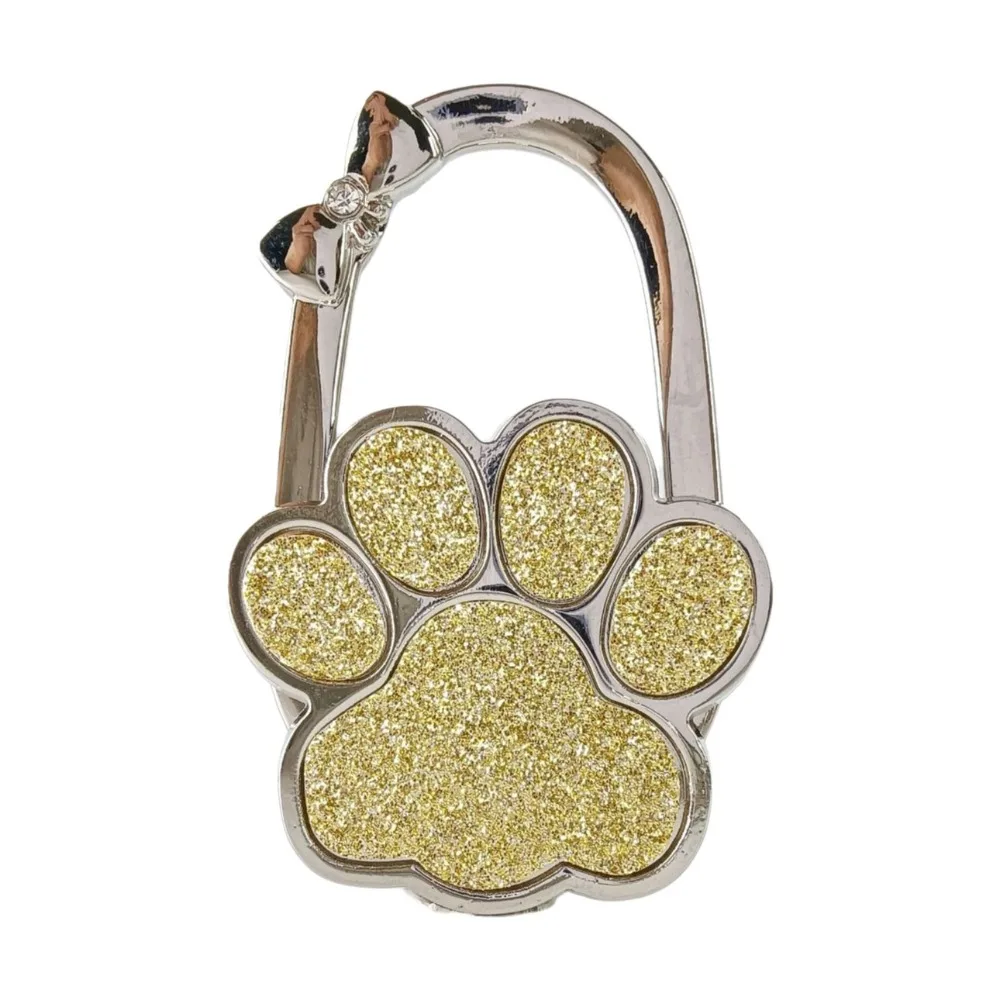 Fashion Cute Cat Paws Handbag Hanger for Women Portable Creative Purse Hook Lightweight Durable Table Hanger for Table
