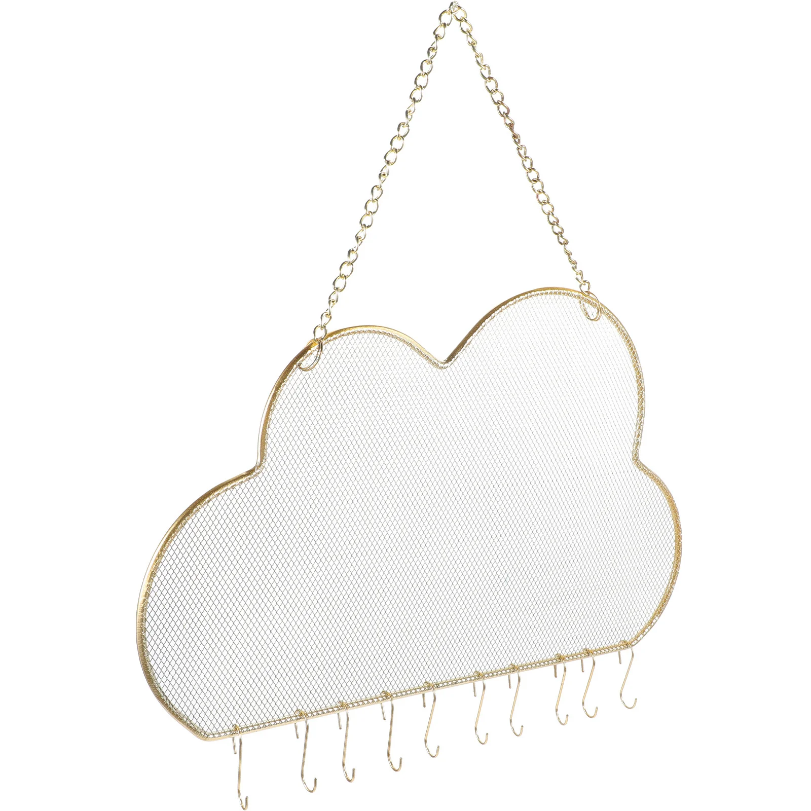 

Cloud Shaped Wall Mounted Jewelry Organizer Hanging Earring Necklace Bracelet Holder Storage Display For Bedroom Bathroom Closet