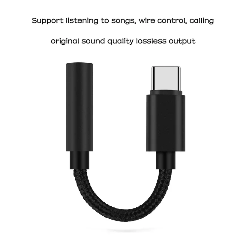 

USB C To 3 5 MM Jack Aux Adapter Type-C 3 5 Jack Audio Cable Phone Accessories Cabo Adaptador USB Tipo C USB C Adapter HeadPhone