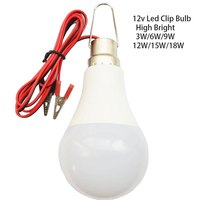 Led Bulb DC 12V 12V-85V 3W 5W 9W 12W 15W 18W With 1.2m Wire Led Lamp 6000K Light Lamp For Home Decoration Led Lamp Home Decor