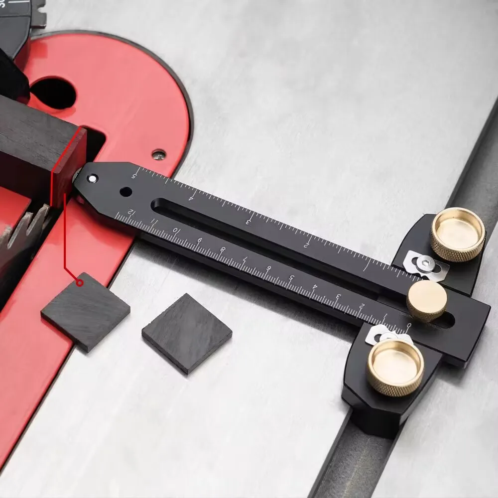 Table Saw Blade Alignment & Leveling Tool, Wood Board Positioner, Thin Plate Guide, Feeding Auxiliary Clamp