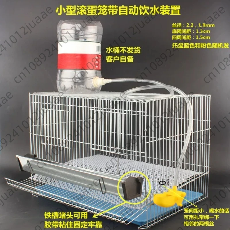 Rutin chicken breeding cage Small rolling egg quail cage Family breeding chick egg laying