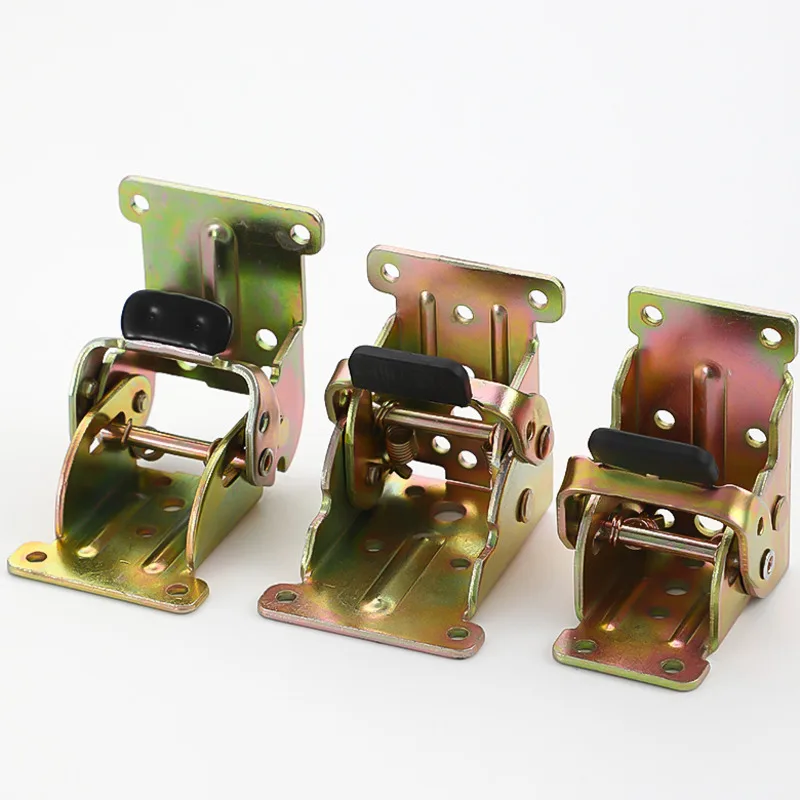 Folding Hinges Heavy-Duty Table and Chair Leg Hinges Cold-Rolled Thickened Steel Anti-Corrosion Rust-Proof Electroplated