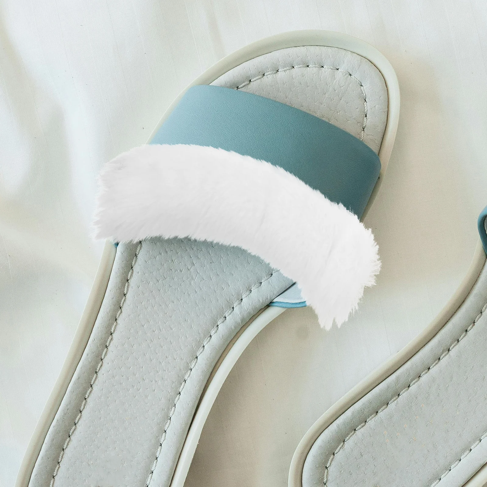 

Durable Materials Soft Slipper Decor Detachable Warm Decor For Slippers Women Sandals Accessories Winter