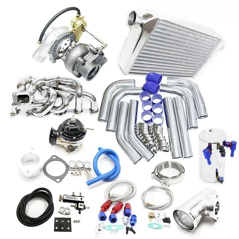 Turbo Kits W/SS Manifold For BMW M3 323 325 328 E30 I6 SOHC T3 M20 2.5L/2.7L