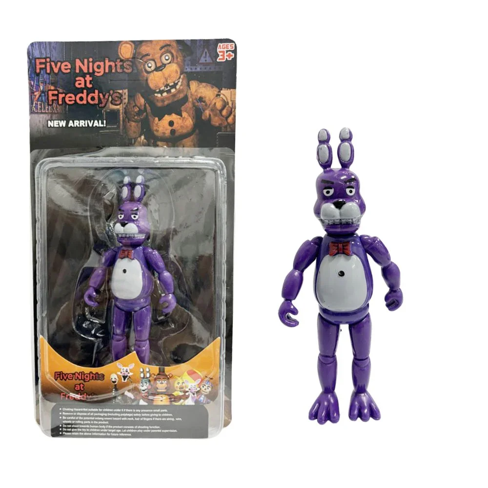 15cm FNAF Figures Freddy Bonnie Foxy Chica Fazbear Bear Action Figure PVC Collection Nightmare Fredbear Balloon Boy Dolls Model