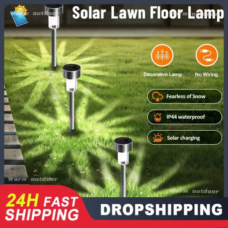 

1/16PC Solar Outdoor Garden Light Solar Powered Lamp Lanter Waterproof Landscape Lighting For Pathway Patio Yard Lawn Decoration