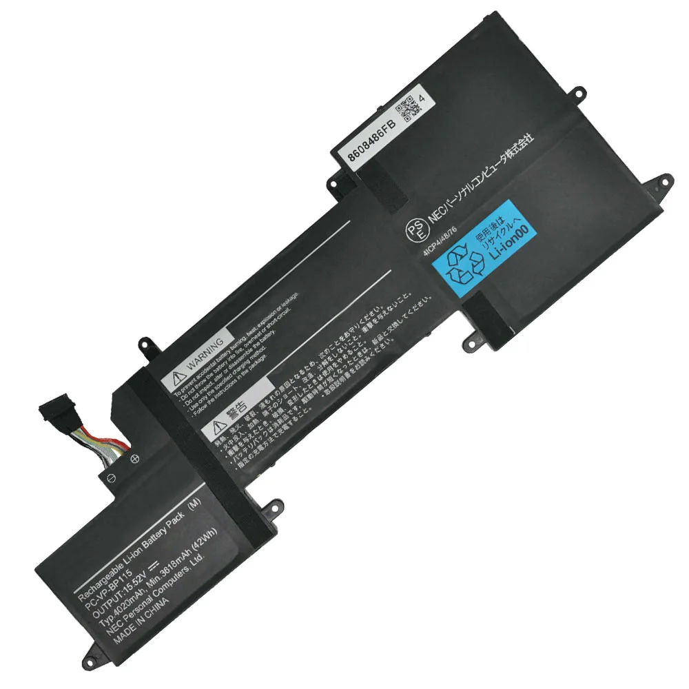 New Laptop Battery For NEC PC-VP-BP116 PC-VP-BP115 4ICP4/48/764ICP4/48/78 HZ550