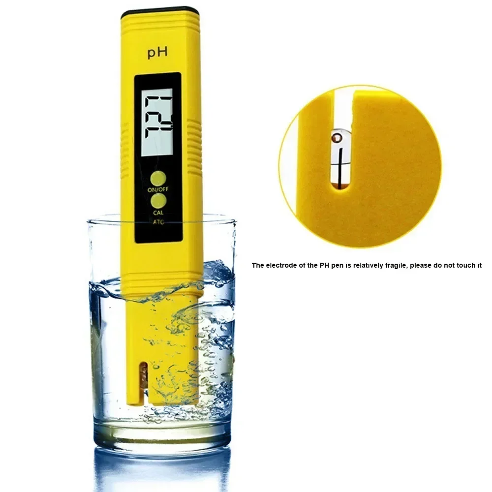 

0.01 High Precision For Water Quality Tester Water Purity Aquarium Filter Mini Digital Water Quality Tester 0-14 PH Meter Tester