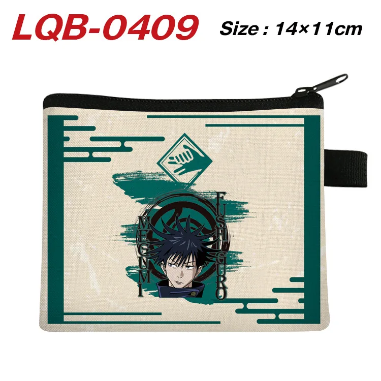 Jujutsu Kaisen Wallets Cartoon Card Holder Purse Men Women Short Wallets With Zipper Coin Pocket