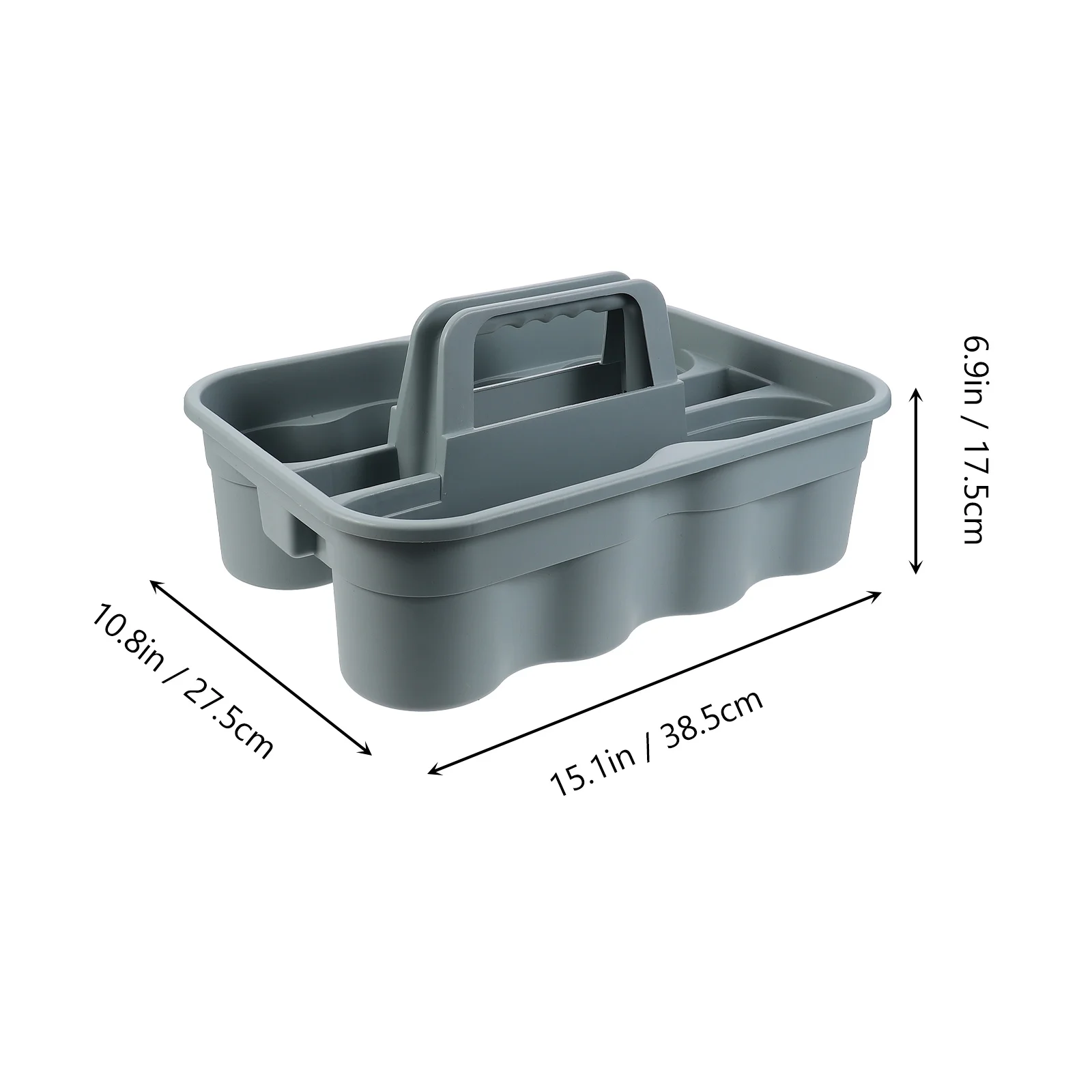 Cleaning Tool Organizer Storage Tray Tote Basket Toolbox Plastic Carrier Cupboard Organiser