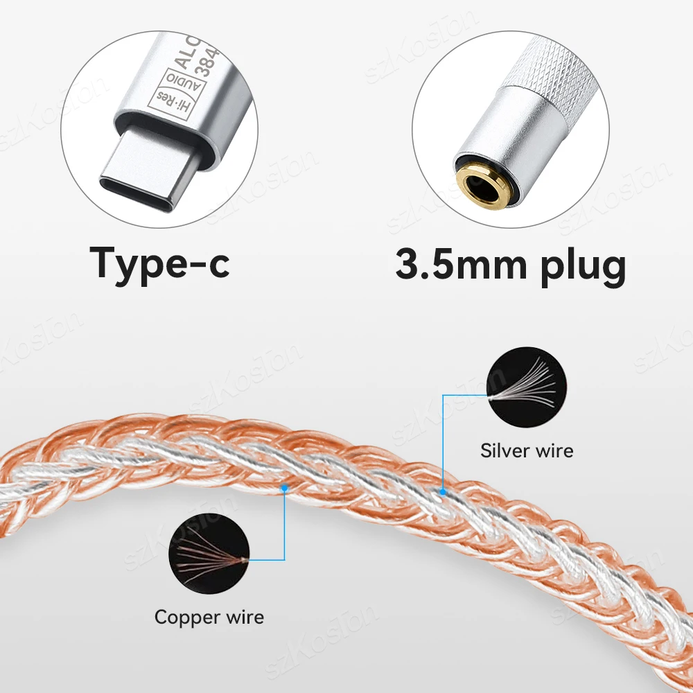 ALC5686 チップタイプ C から 3.5 ミリメートルヘッドフォンアンプ DAC HiFi オーディオデコーダ IEM AMP スマートフォンアダプタ iPhone15 Samsung Xiaomi 用