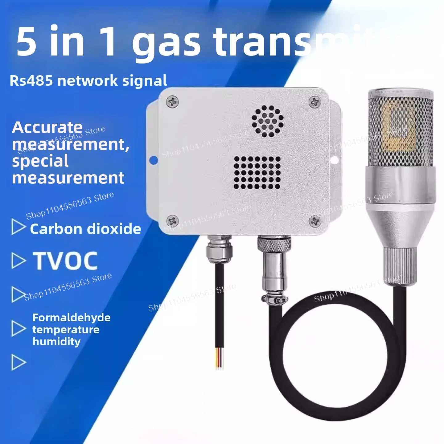 Industrial High-precision Temperature and Humidity Sensor Voltage and Current Wall-mounted Air Duct Transmitter