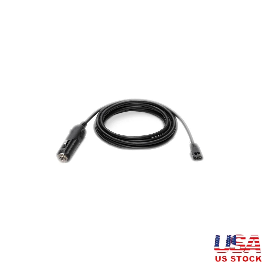 

12V DC Power Cord HELIX Fish Finder Portable Use 8ft Length Quick Connect Built-in Fuse Compatible with All Models