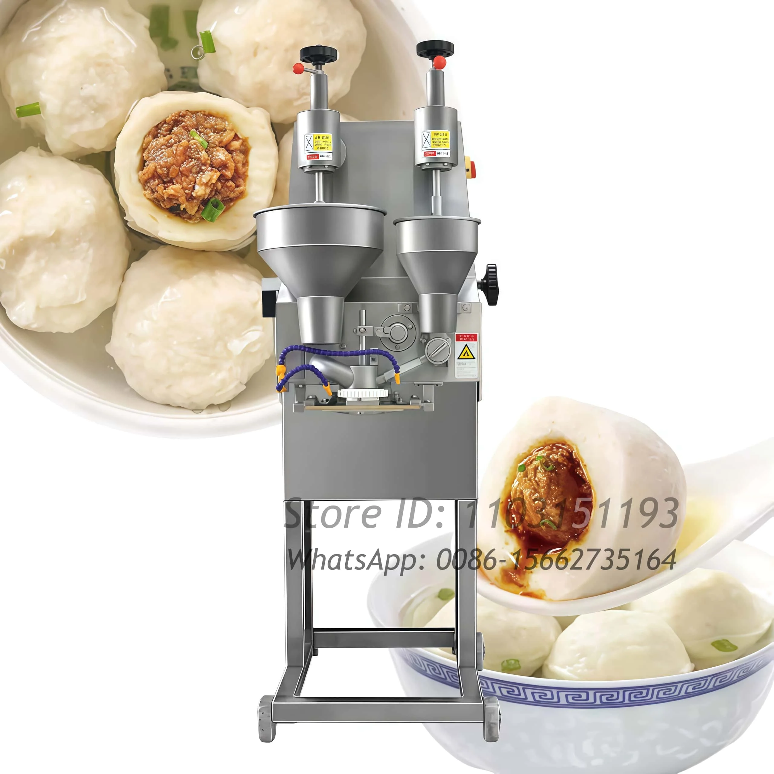 Auto Stuffed Meatball Shaping Machine Fishball Making Machine Chicken Beef Fish Shrimp Ball Forming Machine For Meat Processing
