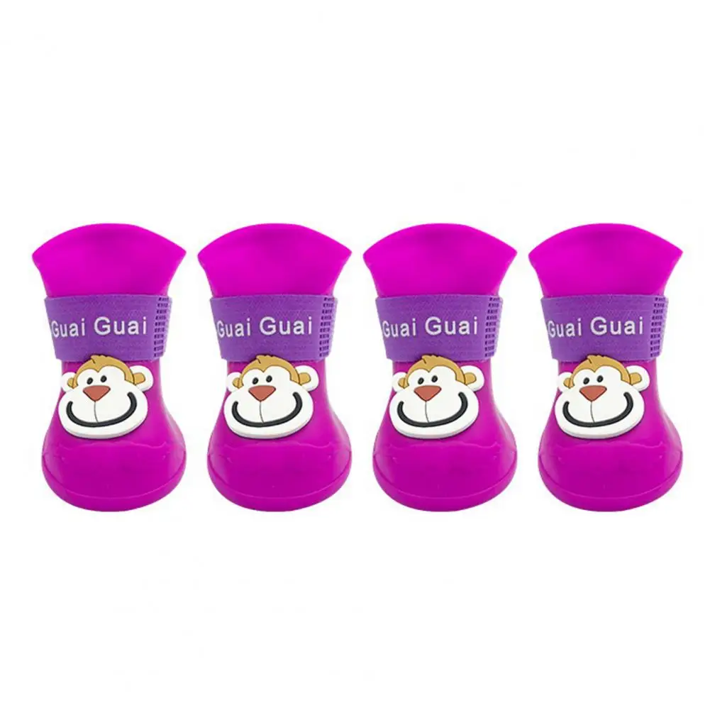 Chaussures pour chien antidérapantes imperméables pour protéger les pattes pendant les promenades