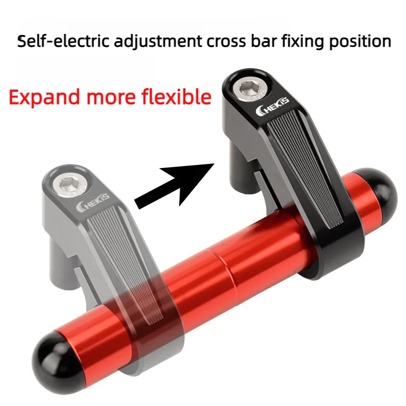 CHEKIS Genuine Motorcycle Accessories Suitable for Honda PCX125/150/160 ADV150/160/350 Modified Multi-functional Expansion Rod Navigation Crossbar Mobile Phone Bracket Fixed Seat Expansion Rod