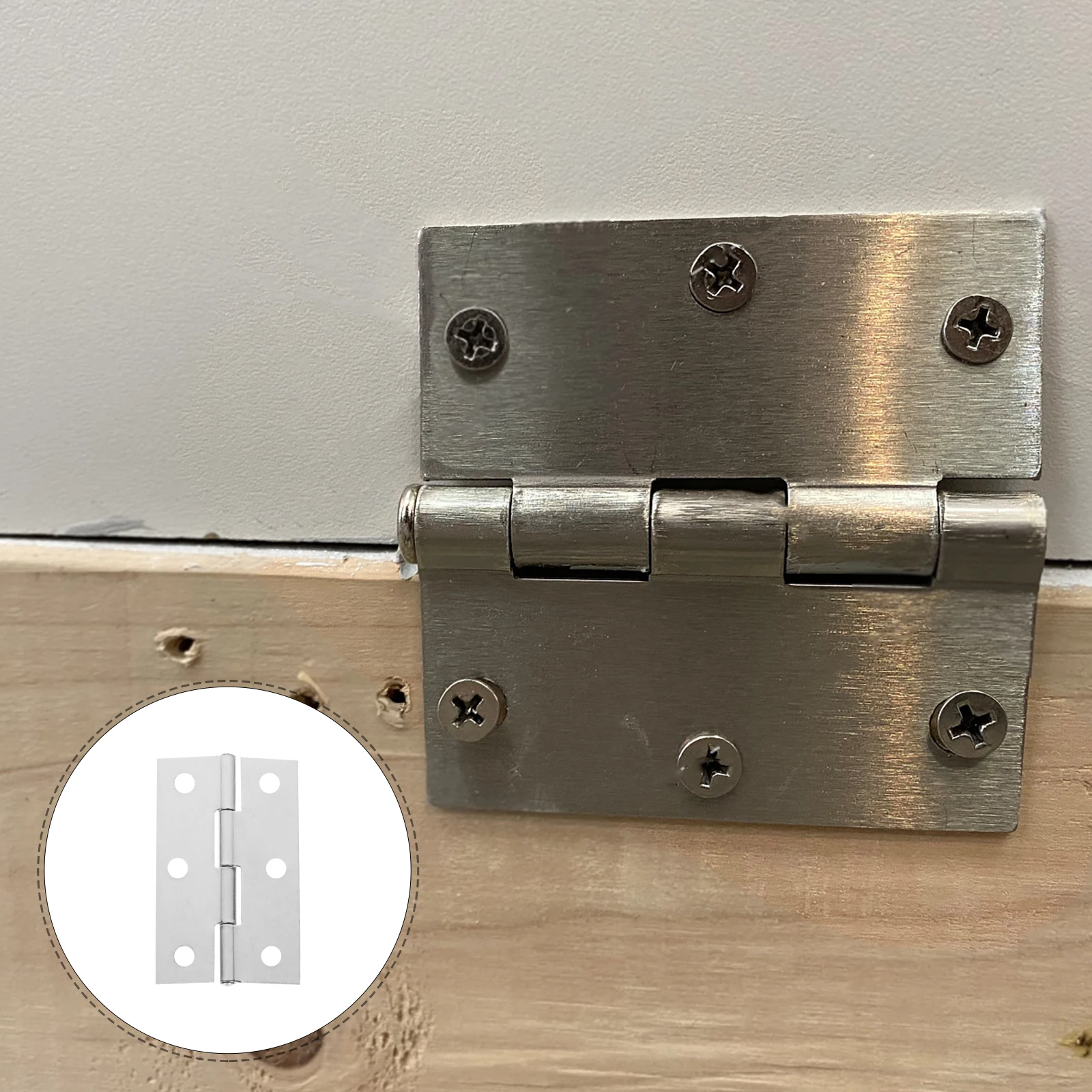 

18pcs 2.5 Inch Stainless Steel Hinge Heavy Duty Butt Hinge For Door Drawer Window Box Cabinet Furniture Hardware