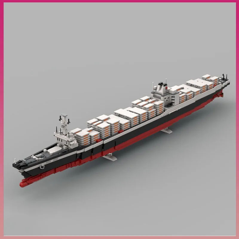 

MOC SS SeaLand McLand Warship Model Building Block Brick DIY Creative Technology Education Assembly Toy Birthday Gift Decoration