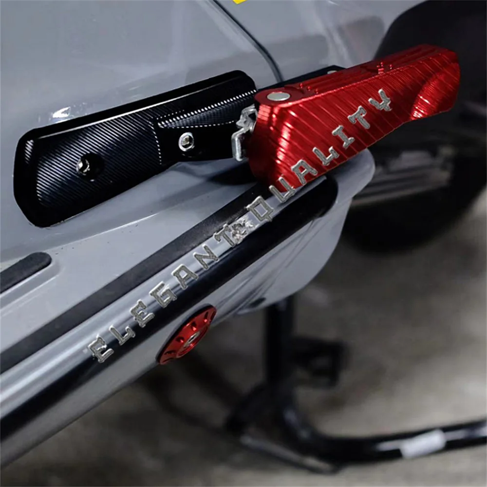Motorcycle Accessories Passenger Footpegs Pedal Rear Extended Footrests For Vespa GTS250 GTV300 GTS125 GT200 GTS GTV GT 125 60
