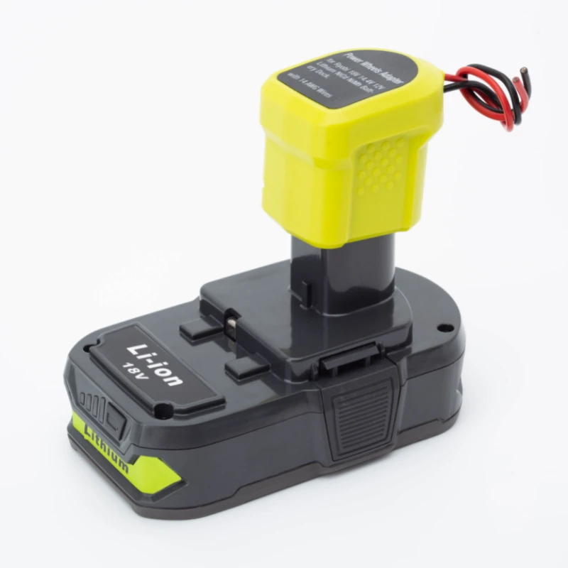 

DIY Battery Adapter for Ryobi 18V Li-Ion Battery Adapter Wire Gauge is 14 AWG Power Wheels, Robot Power Tool Accessories