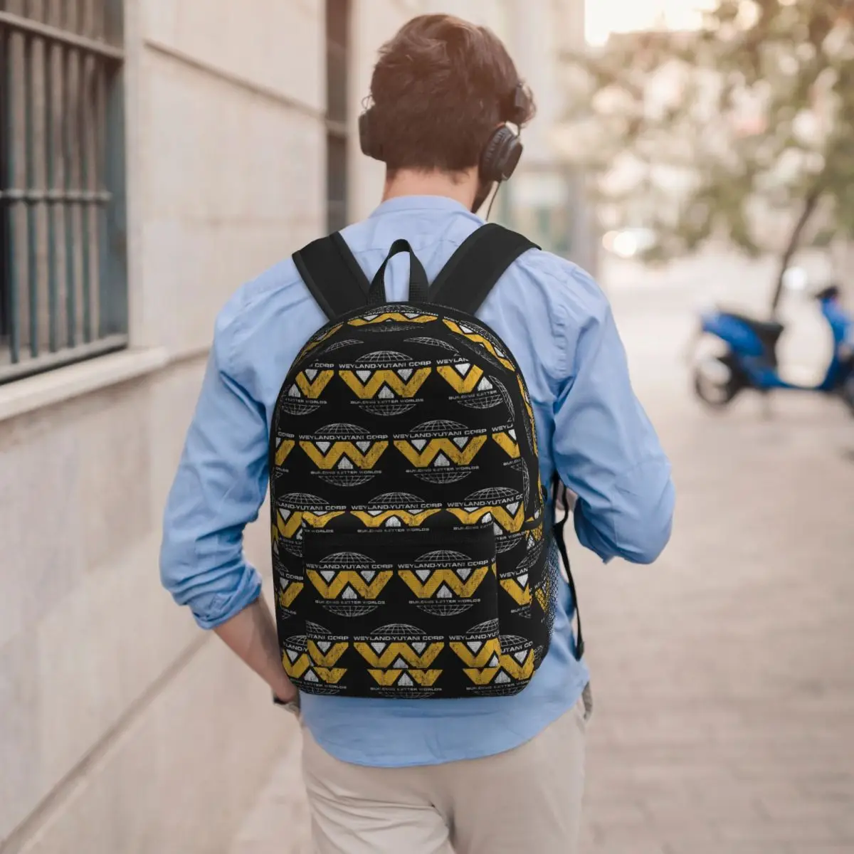 

Alien Romulus Lab Weyland - Yutani Xenomorph Experiments Backpack BookBag Children School Bag Laptop Shoulder Bags for Men Women