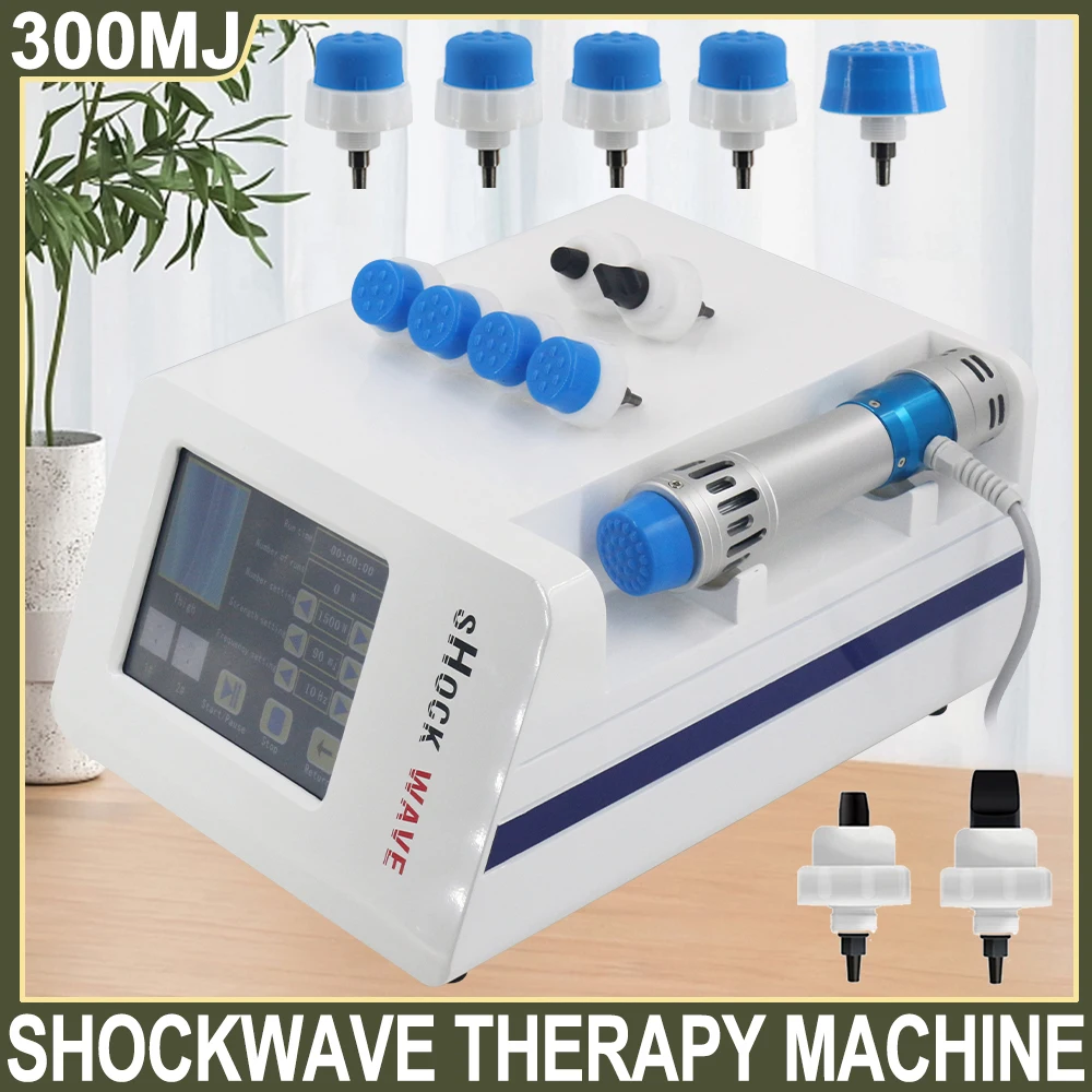 

300MJ Shock Wave Massager Physiotherapy Shockwave Therapy Machine ED Treatment Relief Limbs Pain Portable Home Massage Tool New