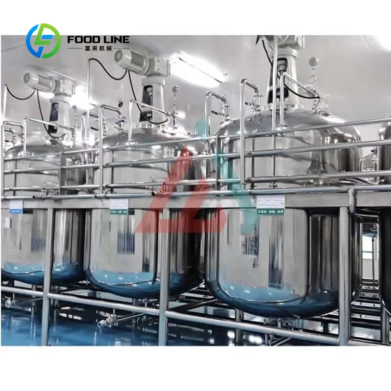 customized Smart Vacuum Emulsifying Machine Automatic Control System for Large Cosmetic Factory Production