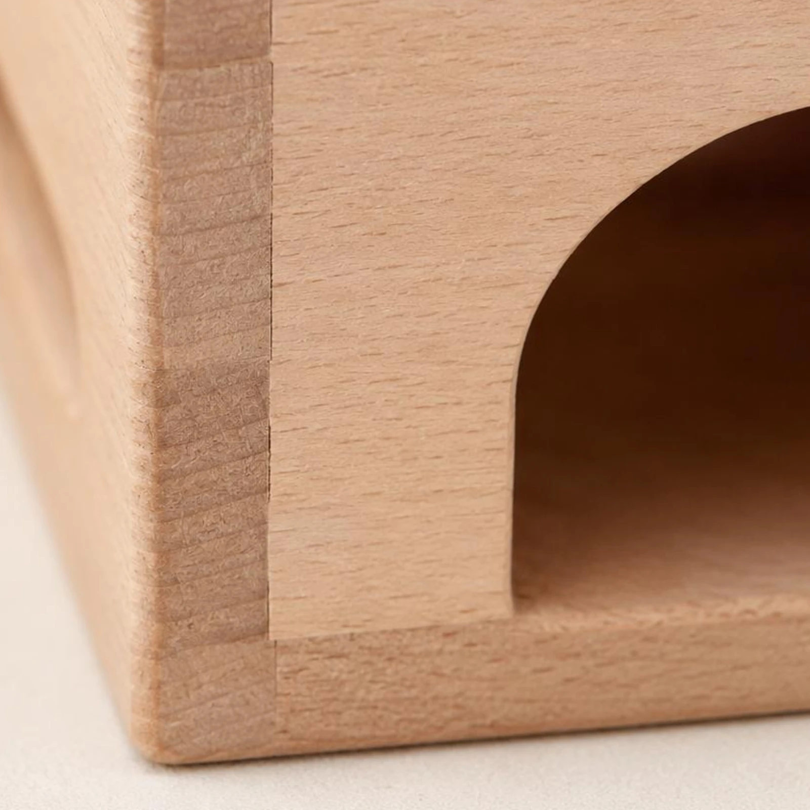Wooden Ball Hammering Toy Arched Openings Wooden Hammering Box Child Plaything Hand-Eye Coordination Fine Movement Skills