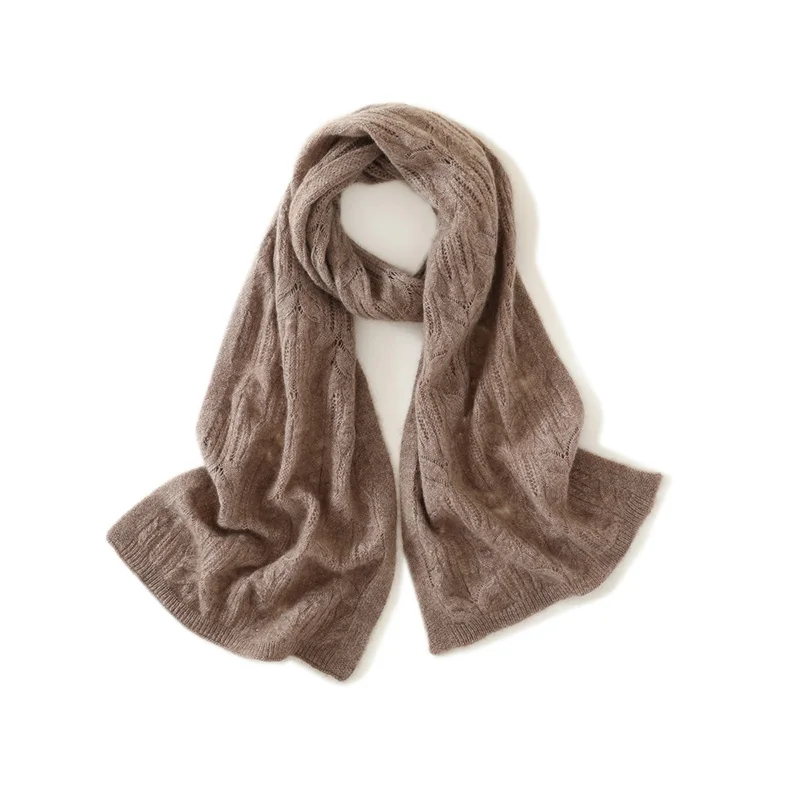 (100% Cashmere) Women\'s High-end Cashmere Scarf, Warm Classic Shawl, Versatile For Women