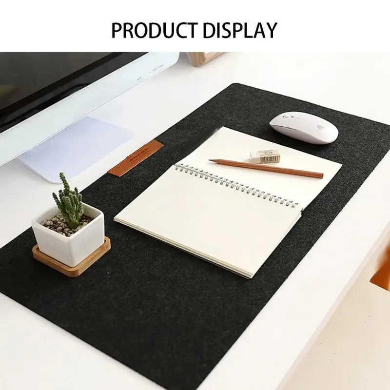 Easy Edition Extra Large Mouse Mat Natural Felt Non Slip Anti Friction Mouse Mat Brand New Office Table Rubber Mat