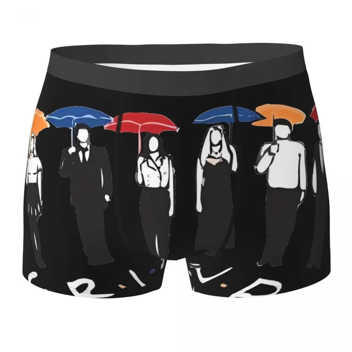 

Friends TV Show Series Underwear Cartoon Central Perk Pouch High Quality Trunk Printed Shorts Briefs Soft Male Panties Big Size