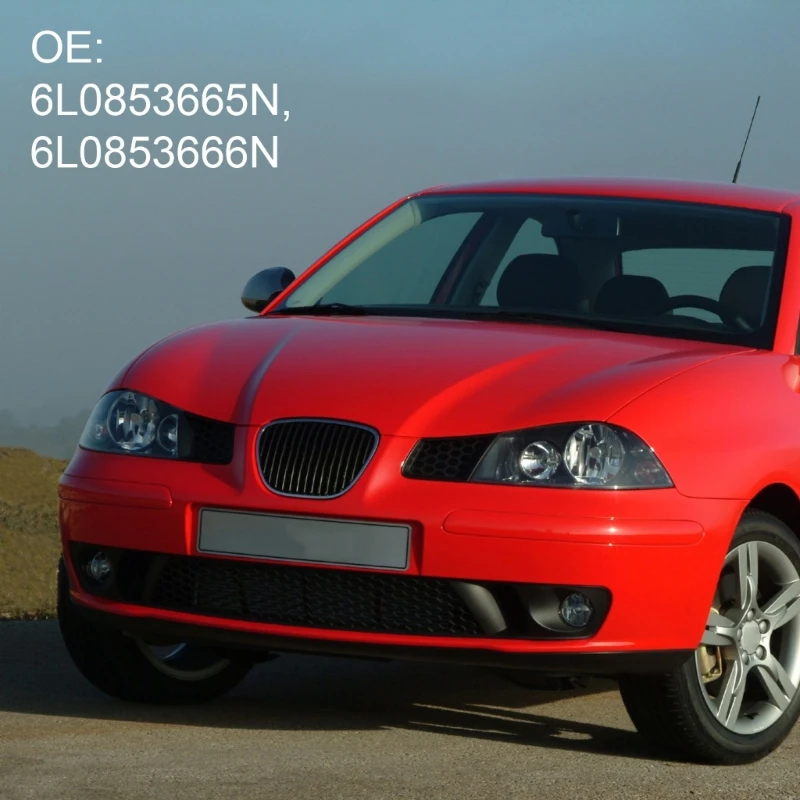 

Front Bumper Fog Light Frame Grille 6L0853665N 6L0853666N for 6L 2002-2006 Bumper Trim Grille Automotive Accessory D7YA