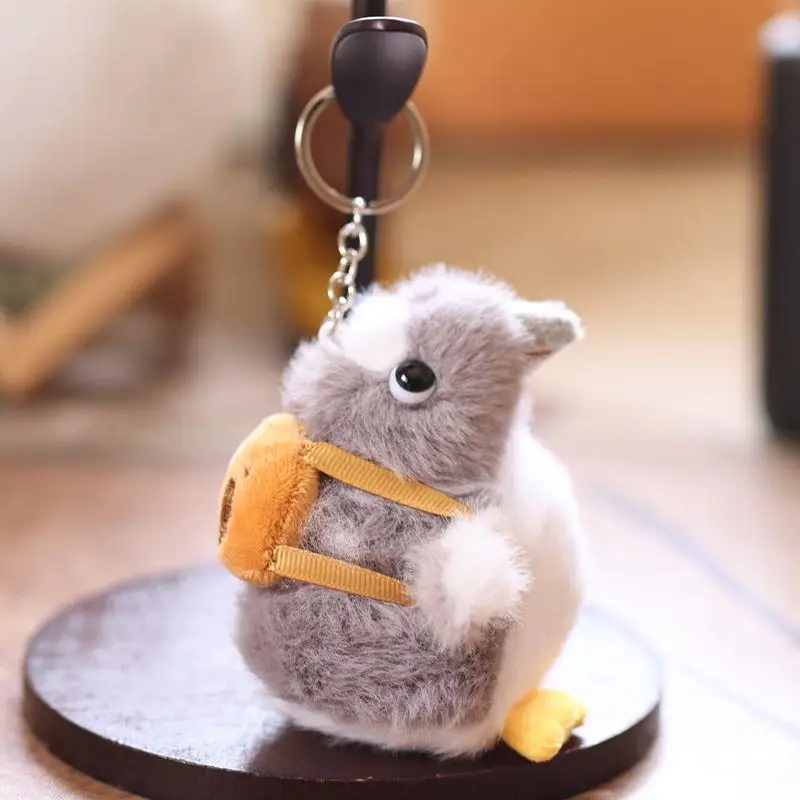 

Kawaii маленький пингвин плюшевый брелок милый мультфильм мягкая кукла брелок сумка кулон рюкзак подвесное украшение подарки на день рождения