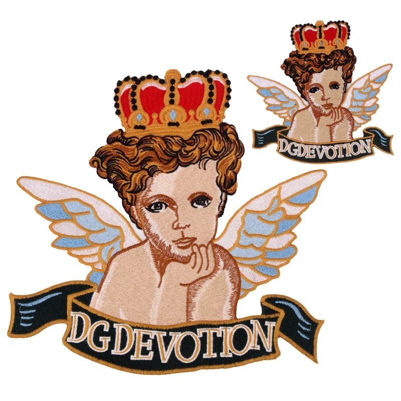 Large Angel Wings Patches Embroidery Applique Brand Fashion Show Patches Jacket Scrapbooking