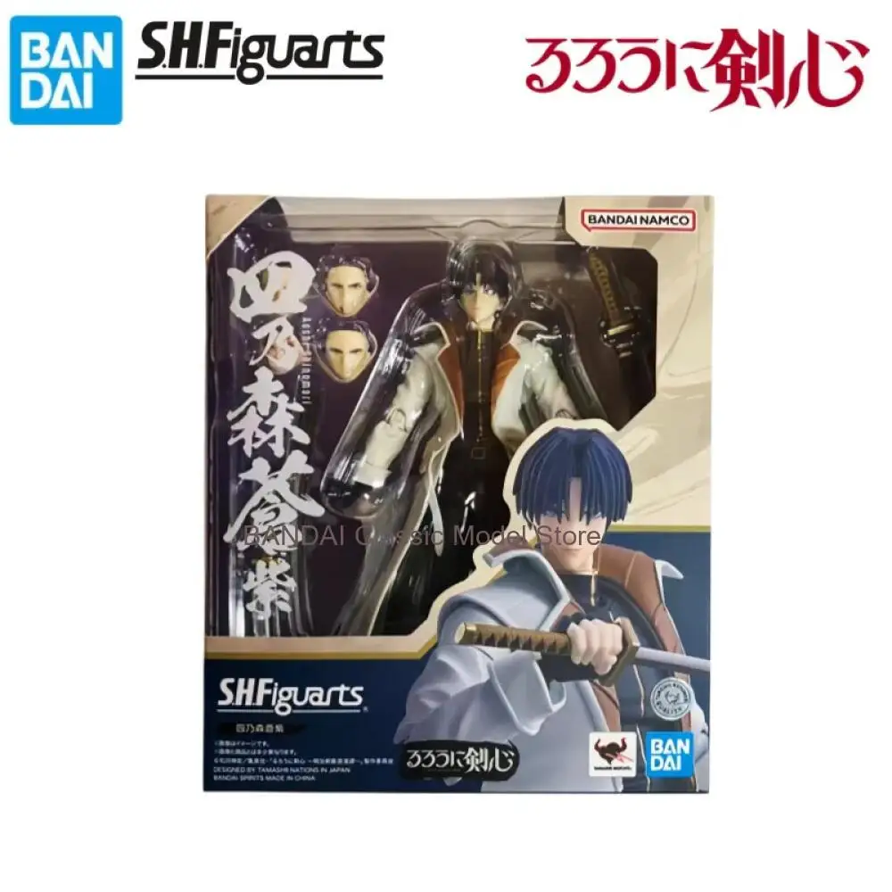 

Bandai In Stock Original Box Garage Kit Model Rurouni Kenshin Shinomori Aoshi Anime Characters Collectible Action Figure Statue