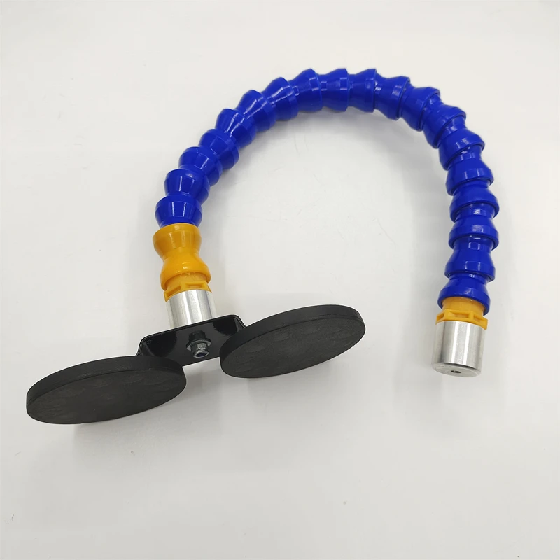 Car depression repair tool, vacuum suction cup, elbow bracket, magnet seat, universal snake tube leveling lamp, air gun bracket