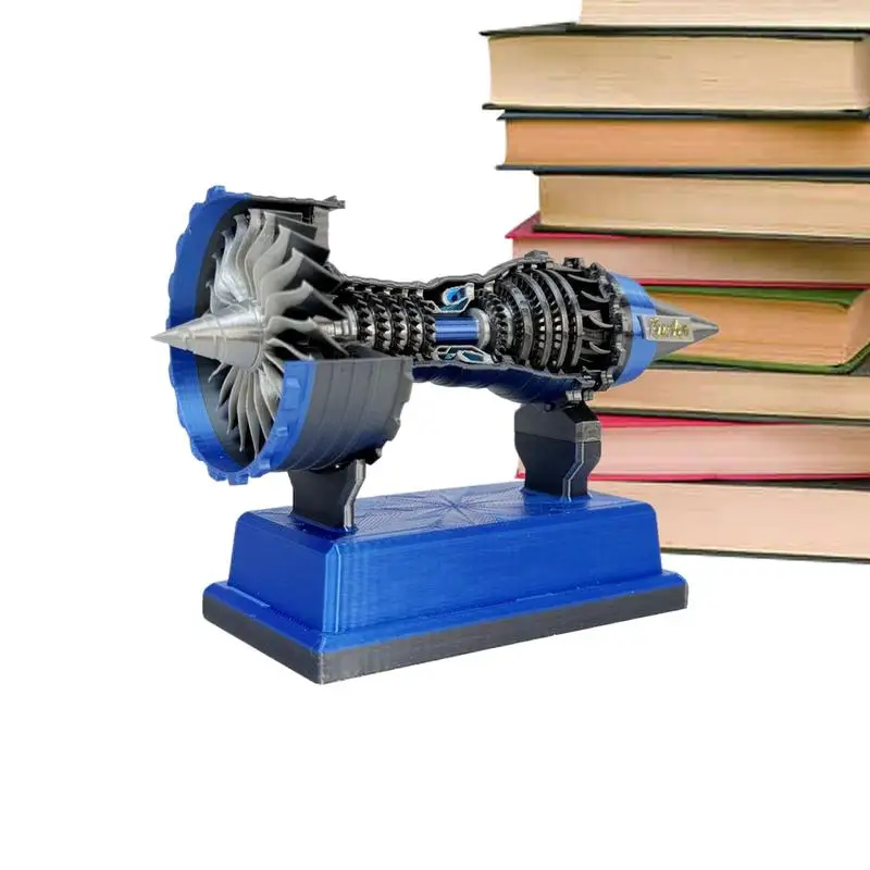 

Aircraft Engine Model Simulation Aircraft Engine Working Model Science Education Figure Mechanical Construction Toy For