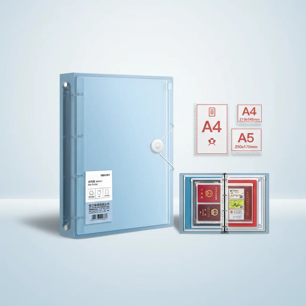 

Органайзер для документов A4/B5, папка из полипропилена, защитный чехол для сертификатов, семейный альбом для хранения файлов