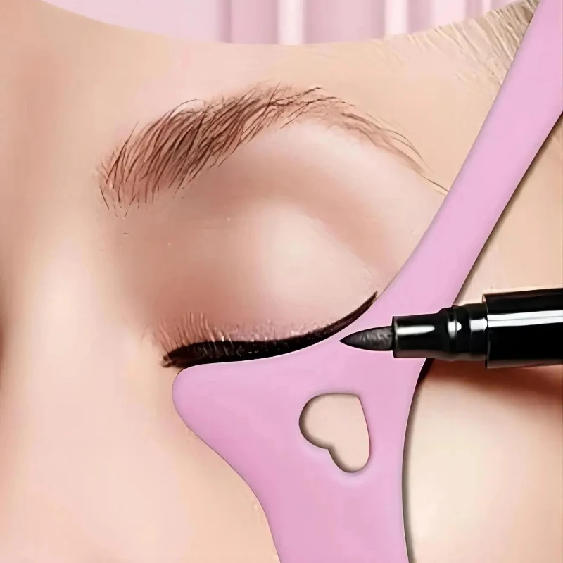 متعددة الوظائف كحل الاستنسل الجناح نصائح سيليكون كحل المعونة Marscara رسم أحمر الشفاه يرتدي المعونة أدوات ماكياج قابلة لإعادة الاستخدام #1