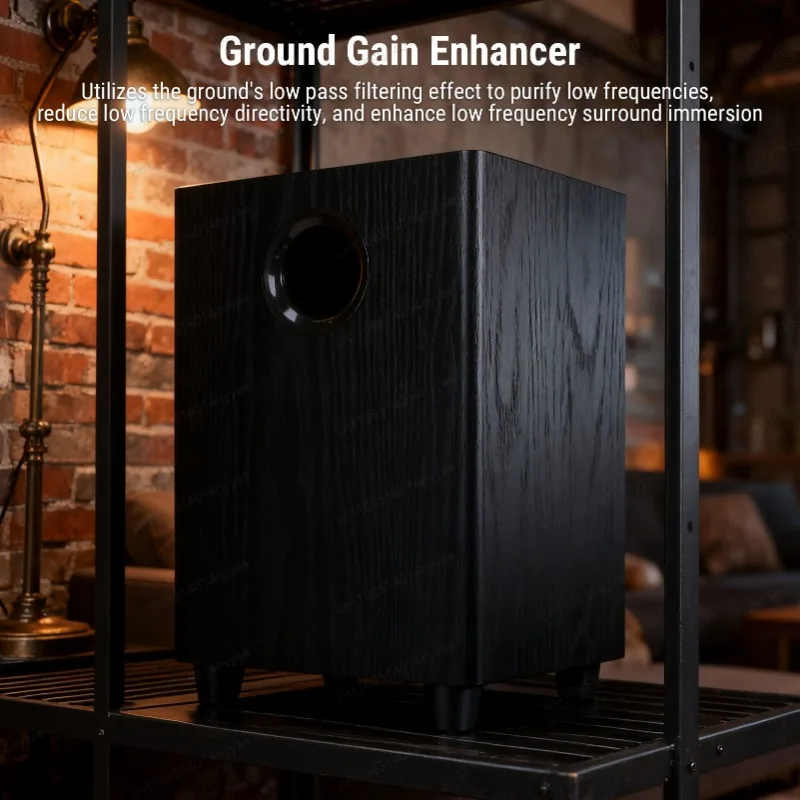 100W Home Theater Subwoofer 6.5 Inch Independent Passive Subwoofer Speaker Plug and Play for Home Theater Party
