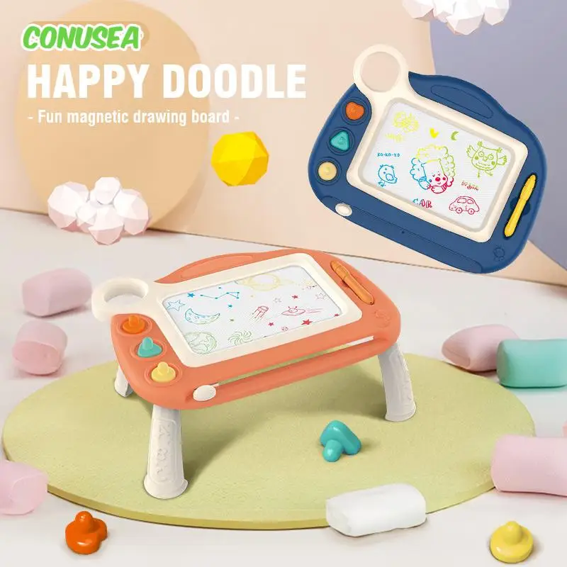 Children's Magnetic Drawing Board Baby Activity Table Eraserble Writing Painting Tablet Toys for Children From 3 To 5 Years Gift