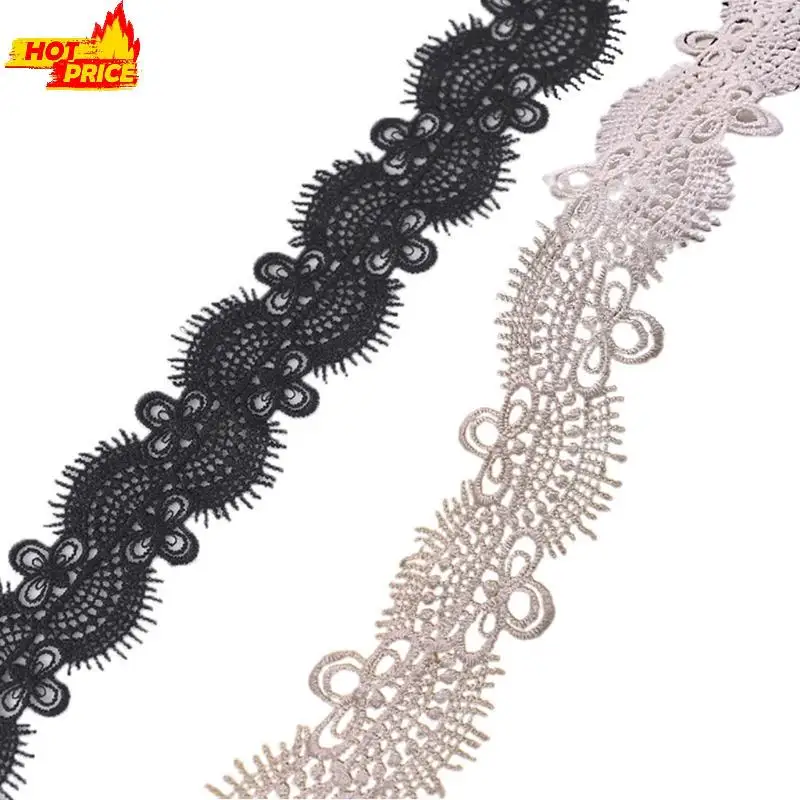 

15 Ярдов Белая/Черная Кружевая лента Ткавидная группа кружев