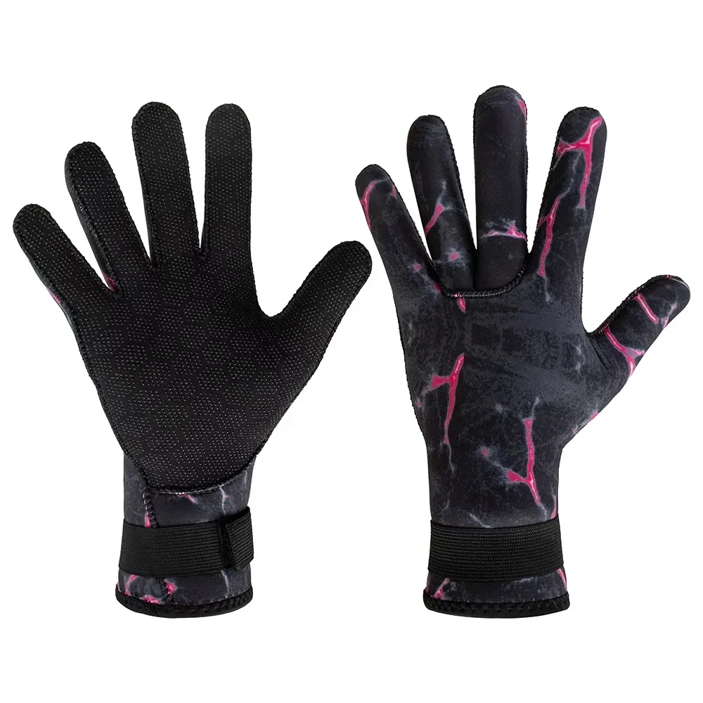 New 3mm Diving Gloves Thermal Neoprene Camouflage Anti Slip Wear-resistant Winter Keep Warm Spearfishing Rafting Swimming Gloves