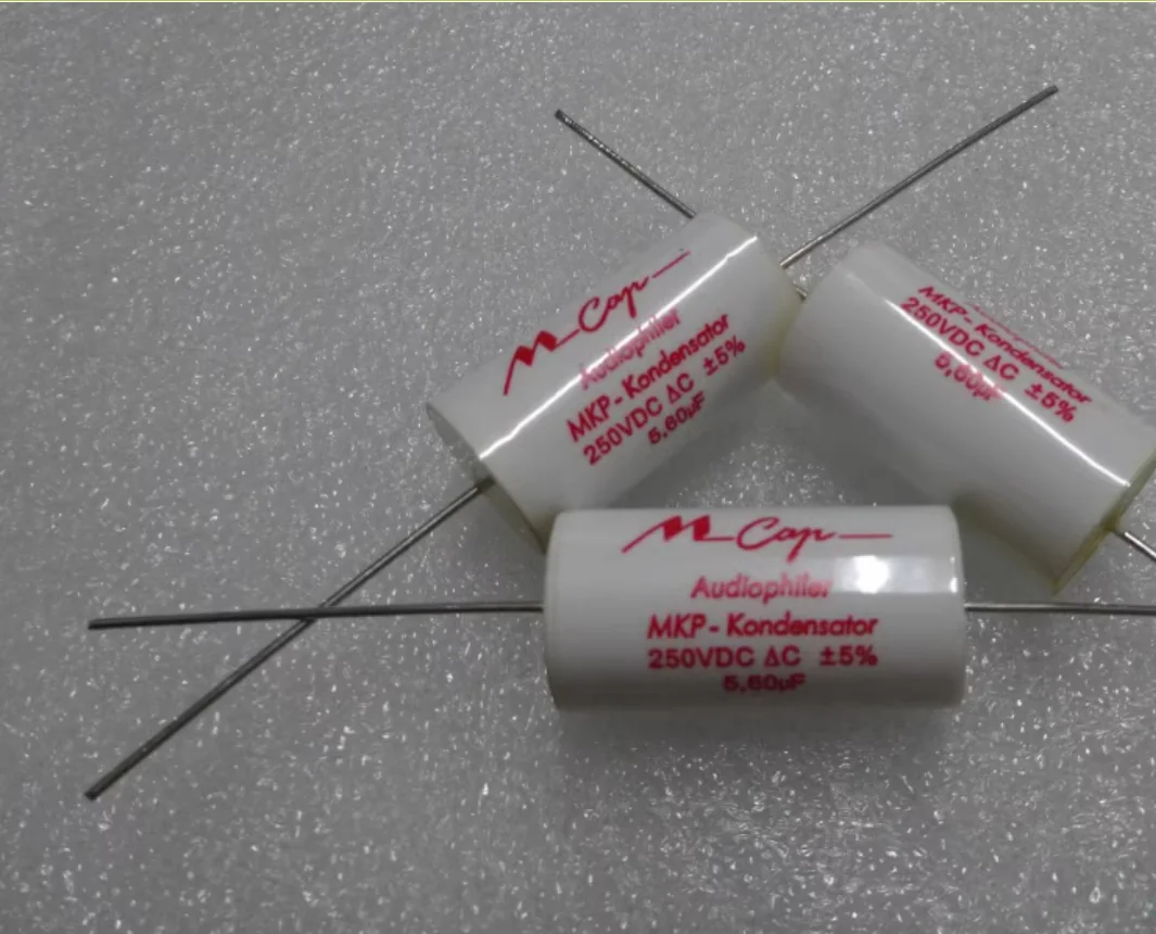 

2 шт./лот 5,6 мкФ 250 В 5u6 565J 5% новый тонкопленочный конденсатор делитель частоты конденсатор 31,1 мм x 17,4 мм M-крышка AUdio