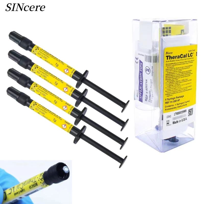 Dental Light Curing Calcium Hydroxide LC Pulp Capping Calcium Silicate Cushioning Resin ModifiedPulp Protection Cushioning