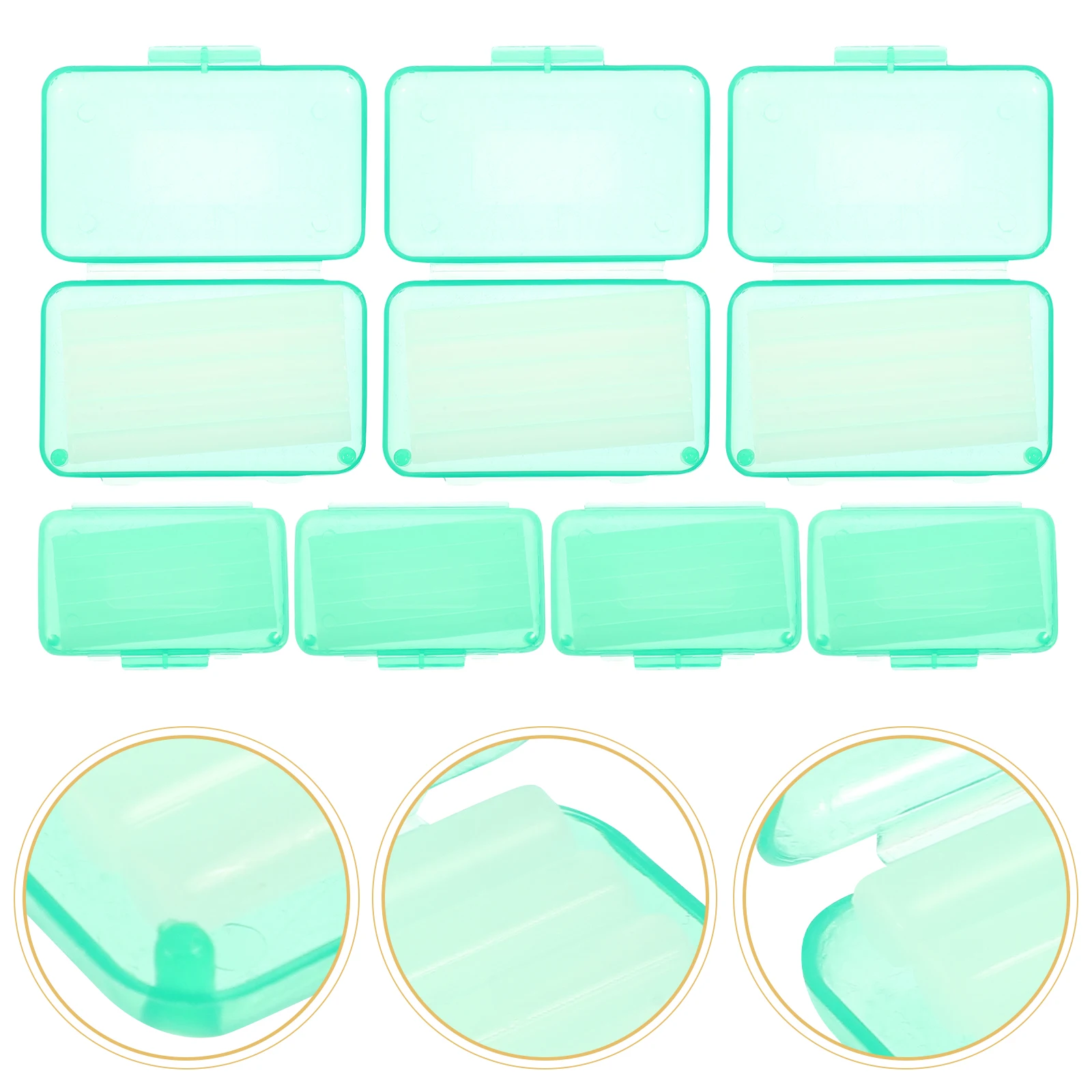 

10 Boxes thodontic Wax for Braces Dental Care Broken Tooth Protection Compact Size Versatile Use Health Treatment